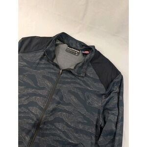 GORUCK Camo Warm Up Full Zip Men's Medium Pullover Gray Blue Made in USA